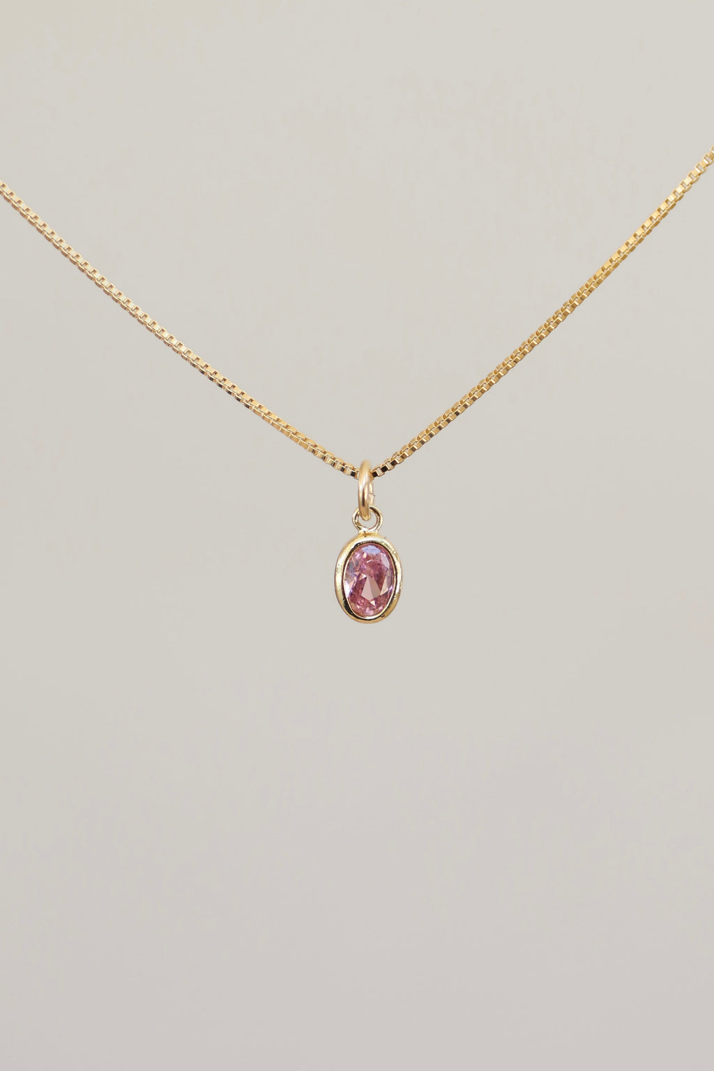  OVAL BIRTHSTONE CHARM
