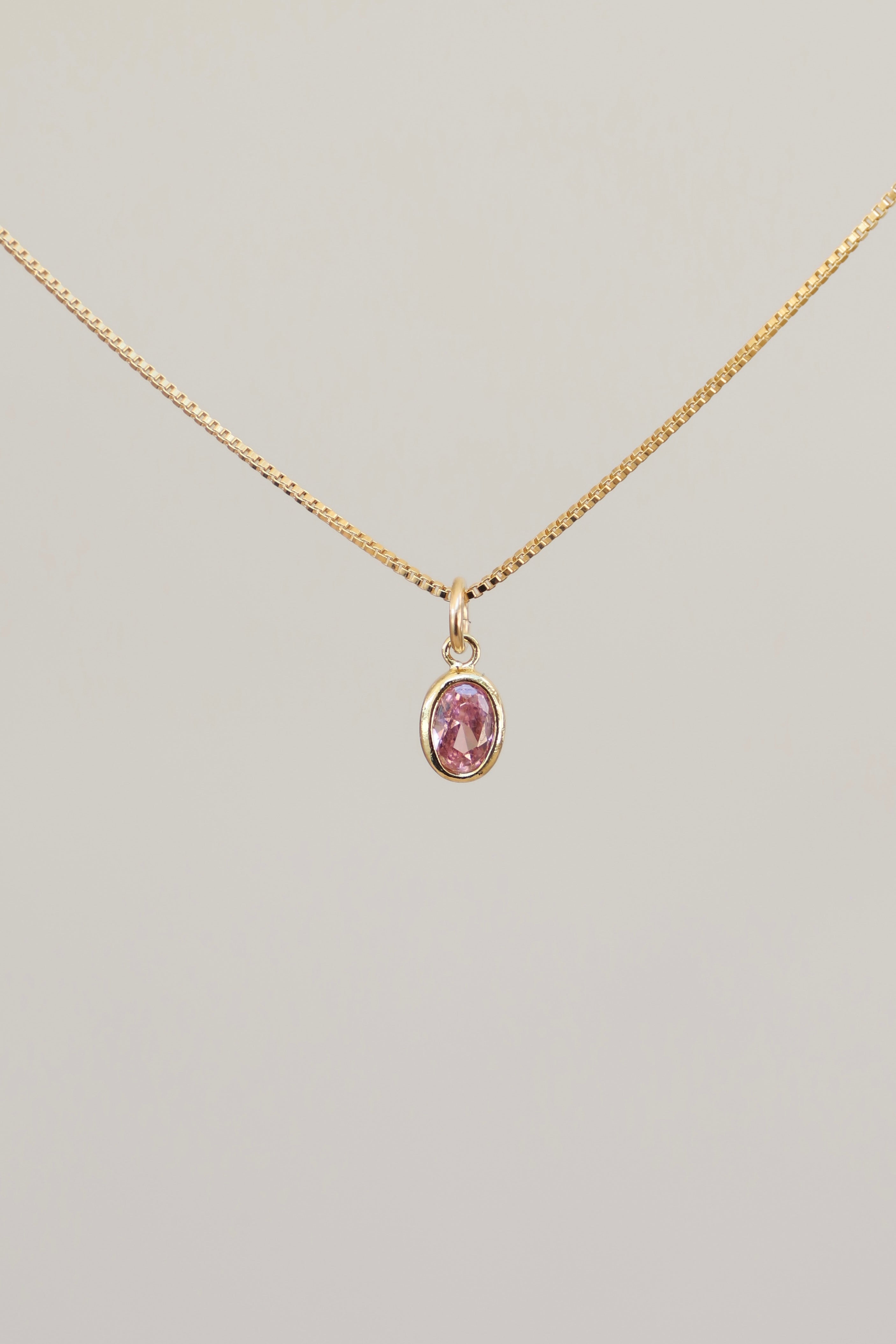  OVAL BIRTHSTONE CHARM