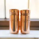  COPPER SALT AND PEPPER SHAKERS