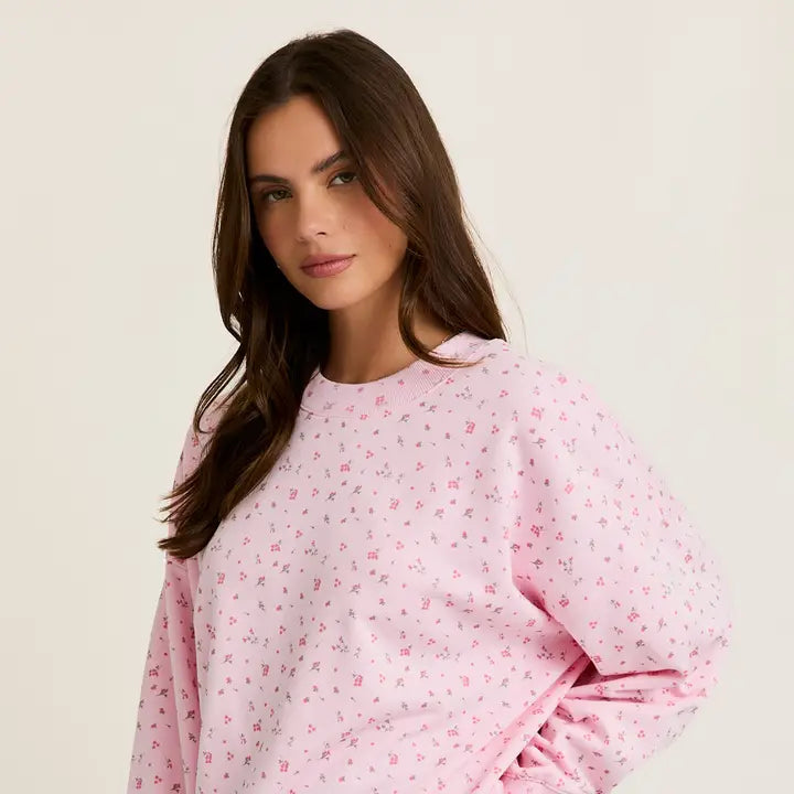  DITSY FLORAL SWEATSHIRT