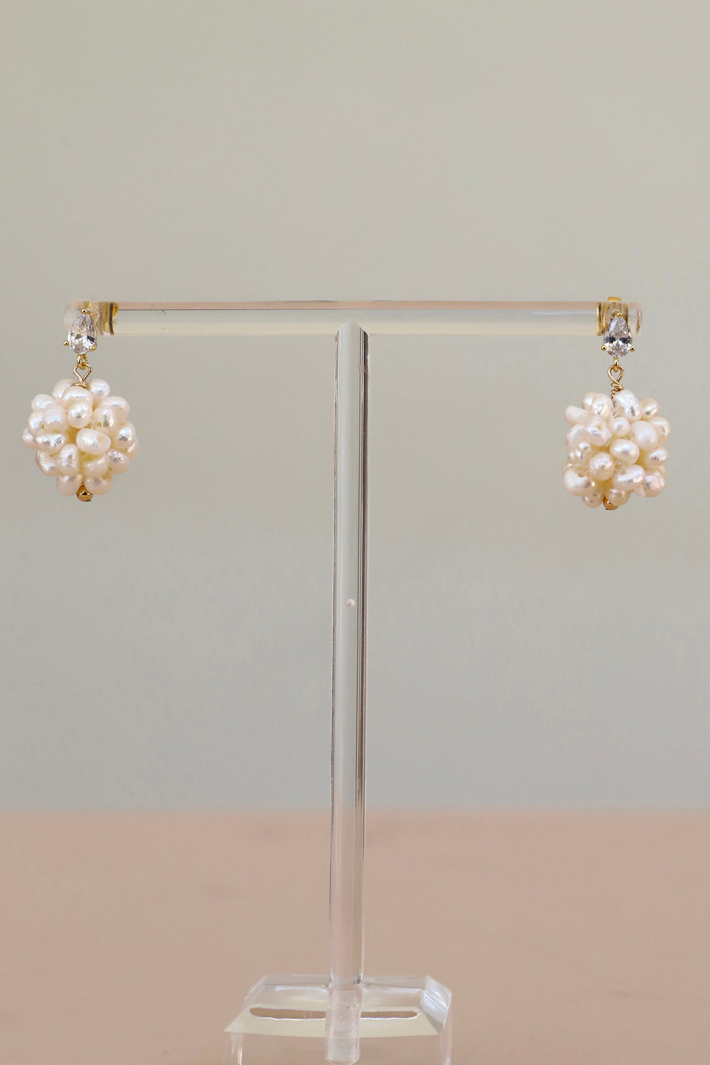  ELLE PEARL CLUSTER EARRINGS