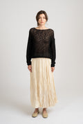  CRINKLED MAXI SKIRT