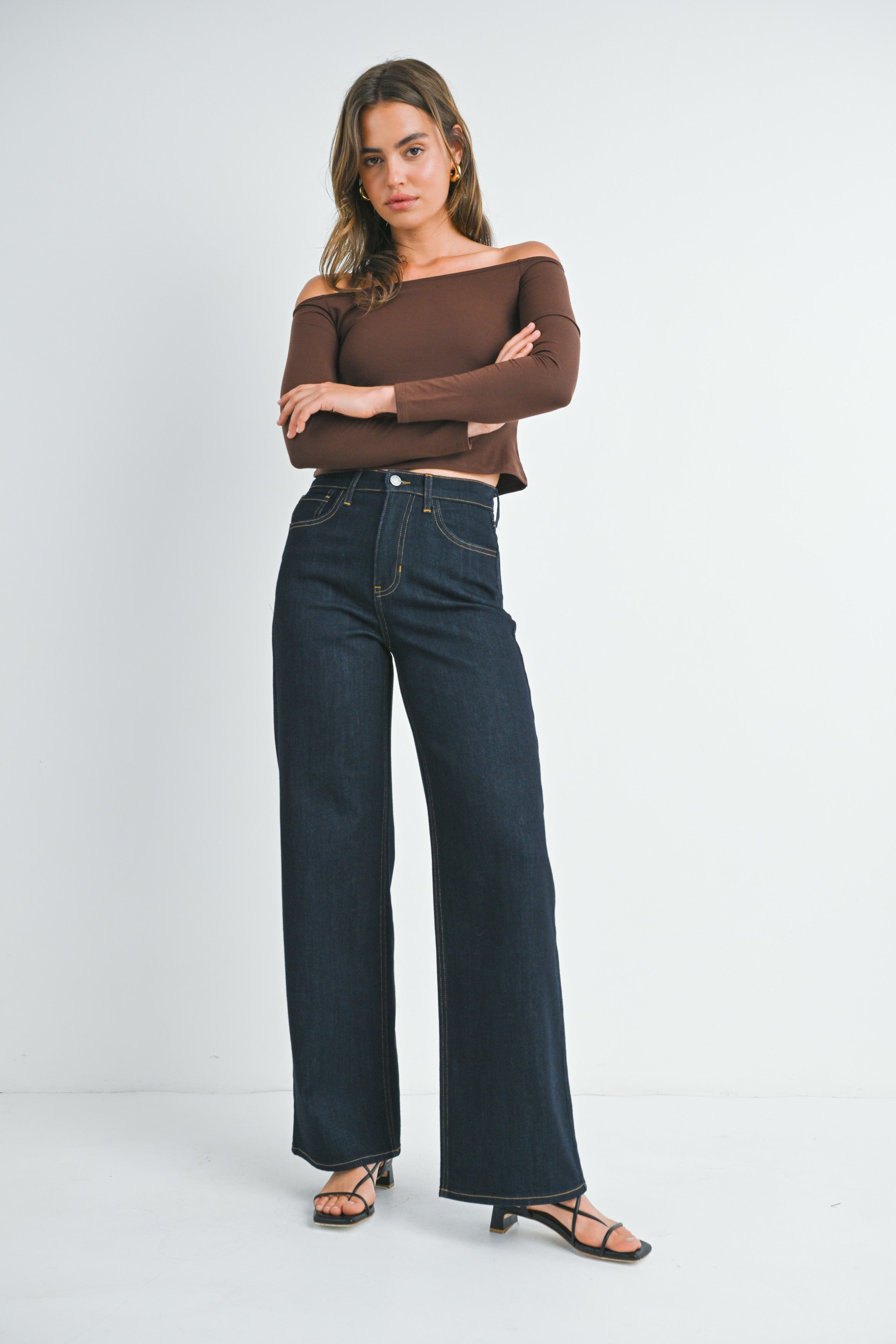  RELAXED WIDE LEG- SUPER DARK