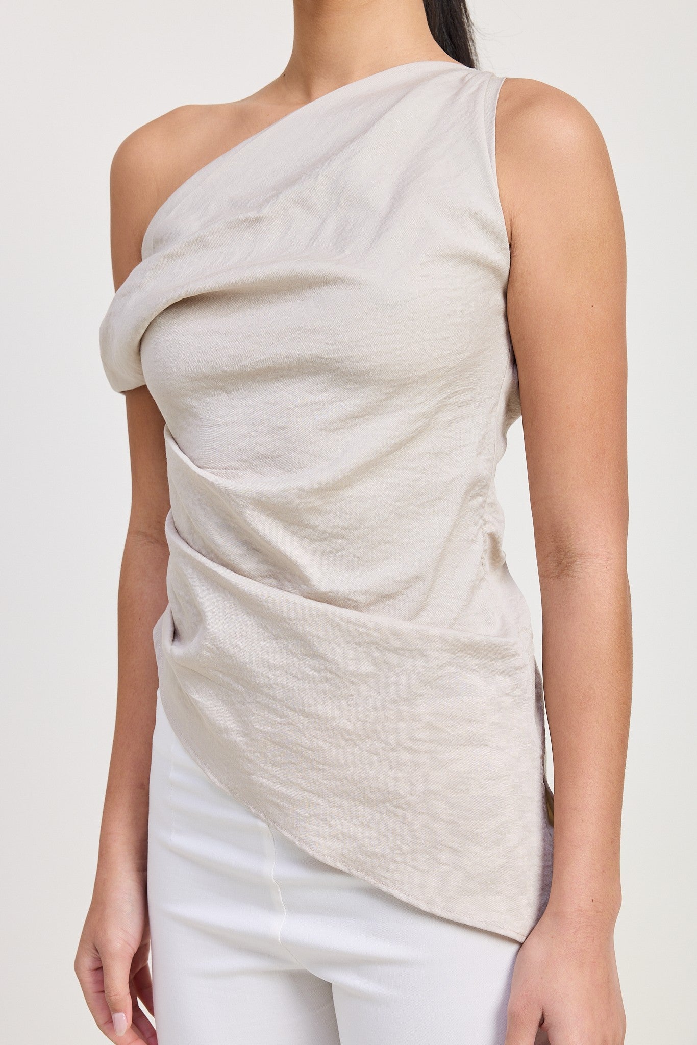  ASYMMETRICAL SHOULDER TUNIC