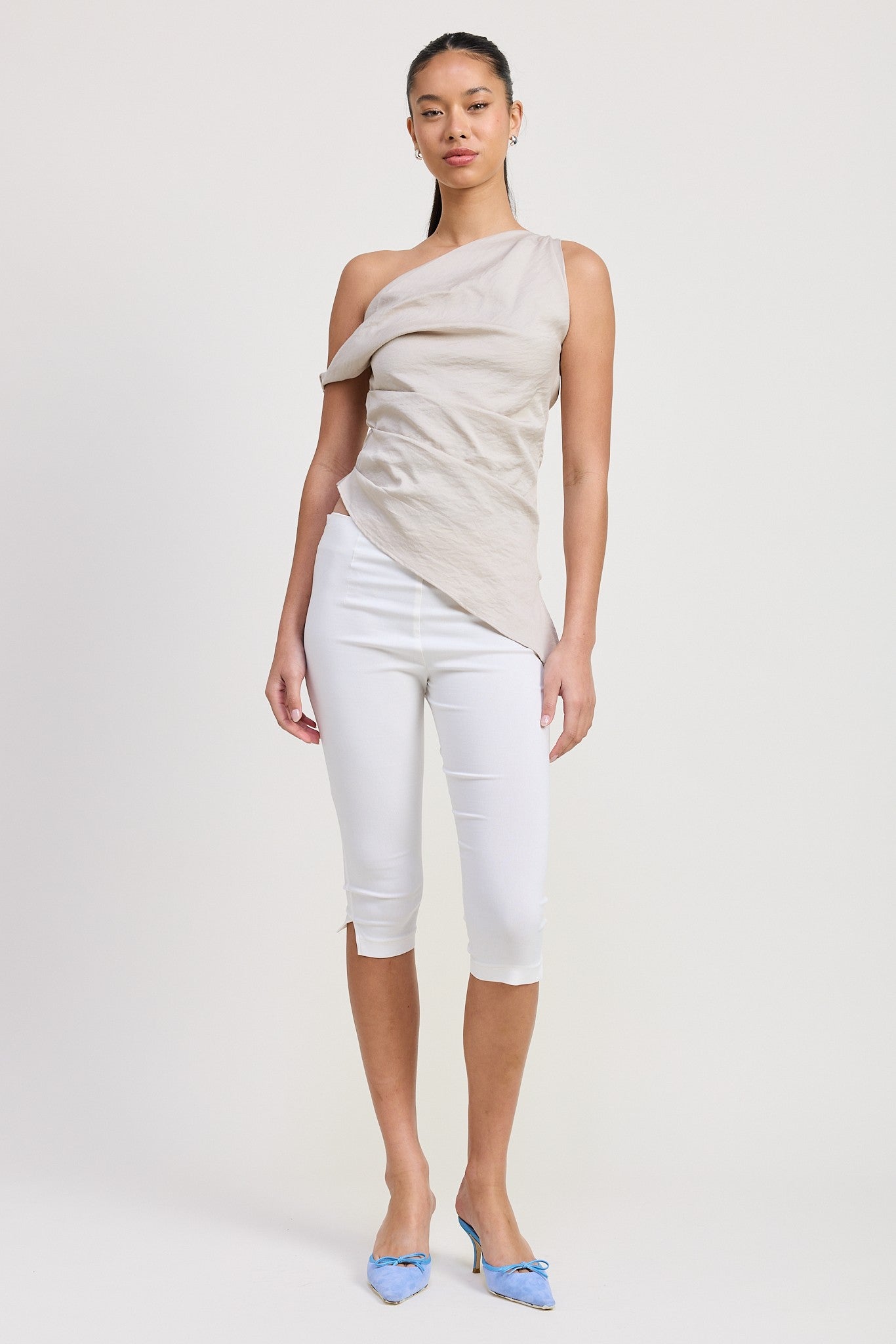  ASYMMETRICAL SHOULDER TUNIC
