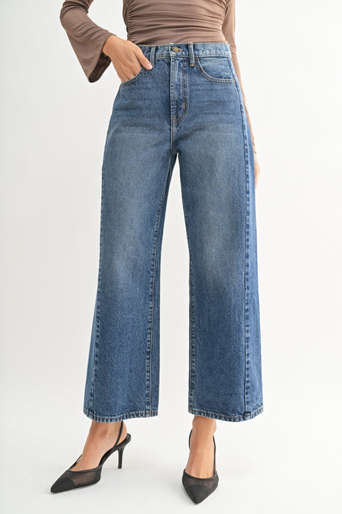  BARREL JEAN TWIST- DARK