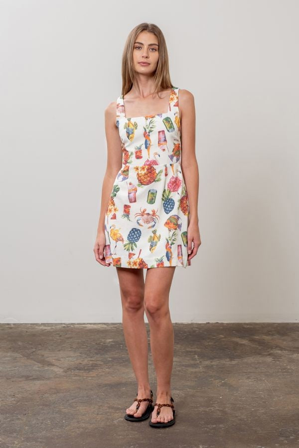  TROPICAL MINI DRESS