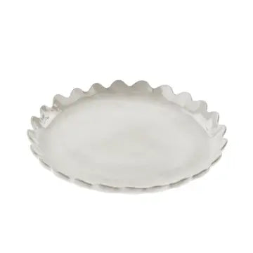  SCALLOPED PLATE (L)