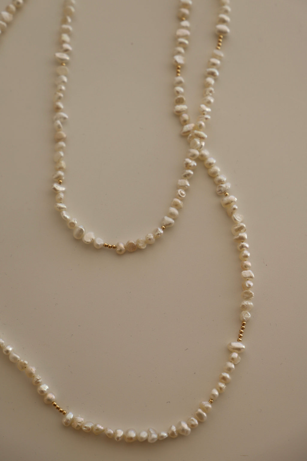 ISLA DOUBLE WRAP PEARL NECKLACE