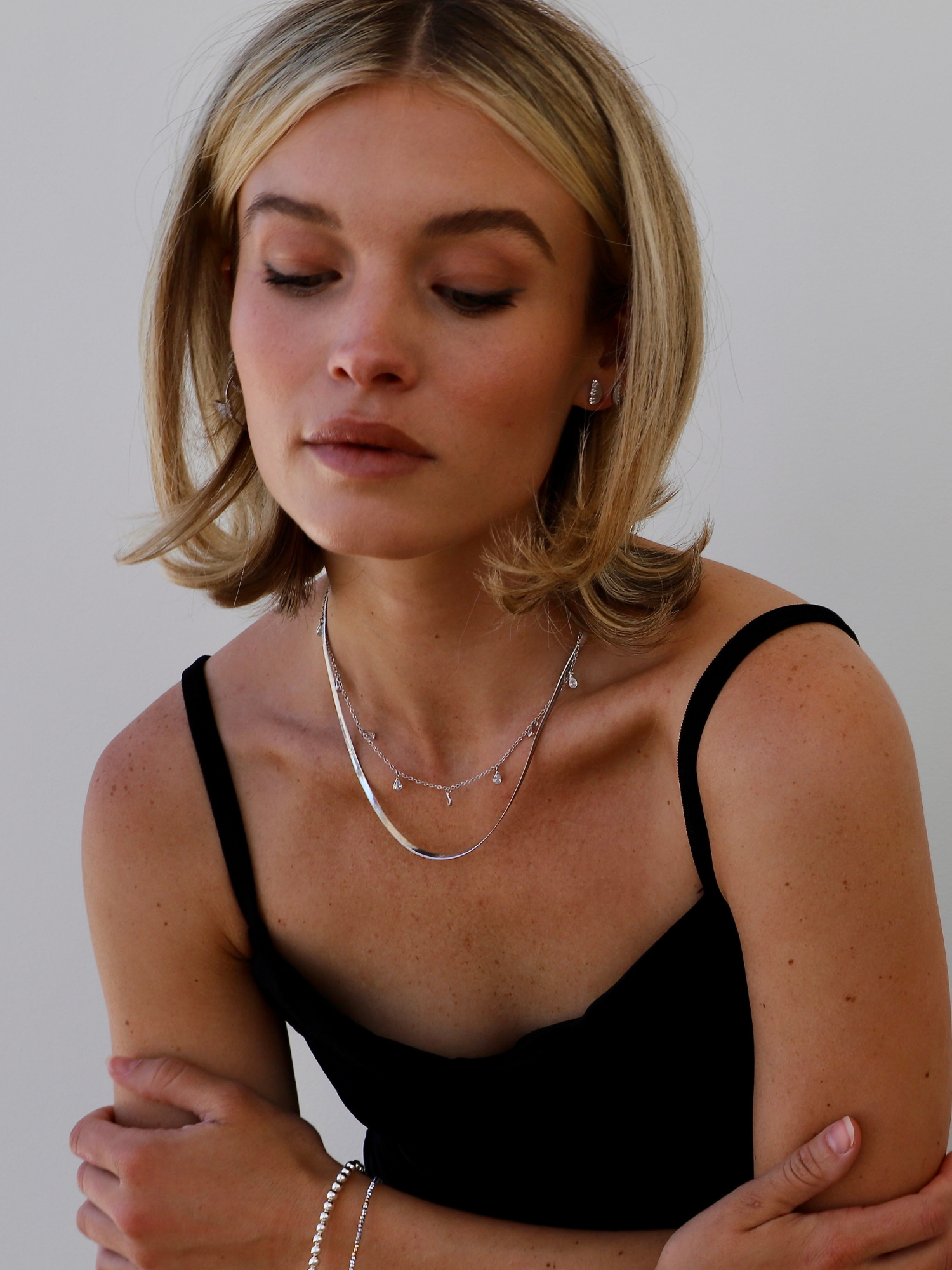  HERRINGBONE CHAIN NECKLACE