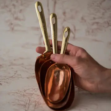  COPPER MEASURING SCOOPS