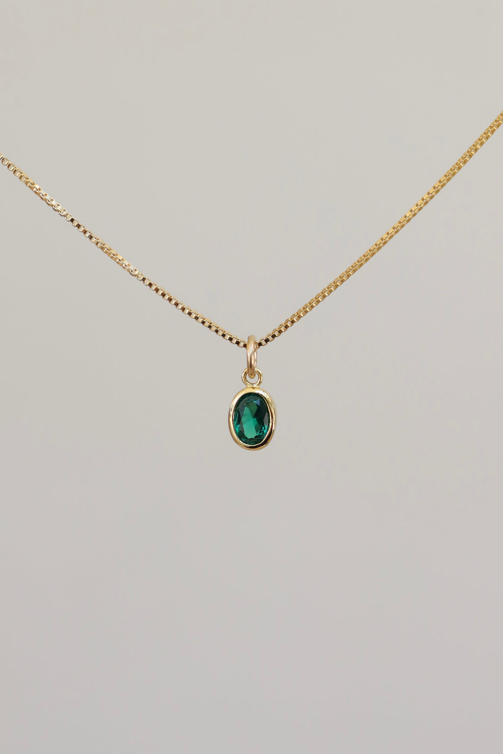  OVAL BIRTHSTONE CHARM
