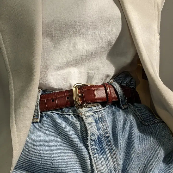  MILDRED BELT- BROWN