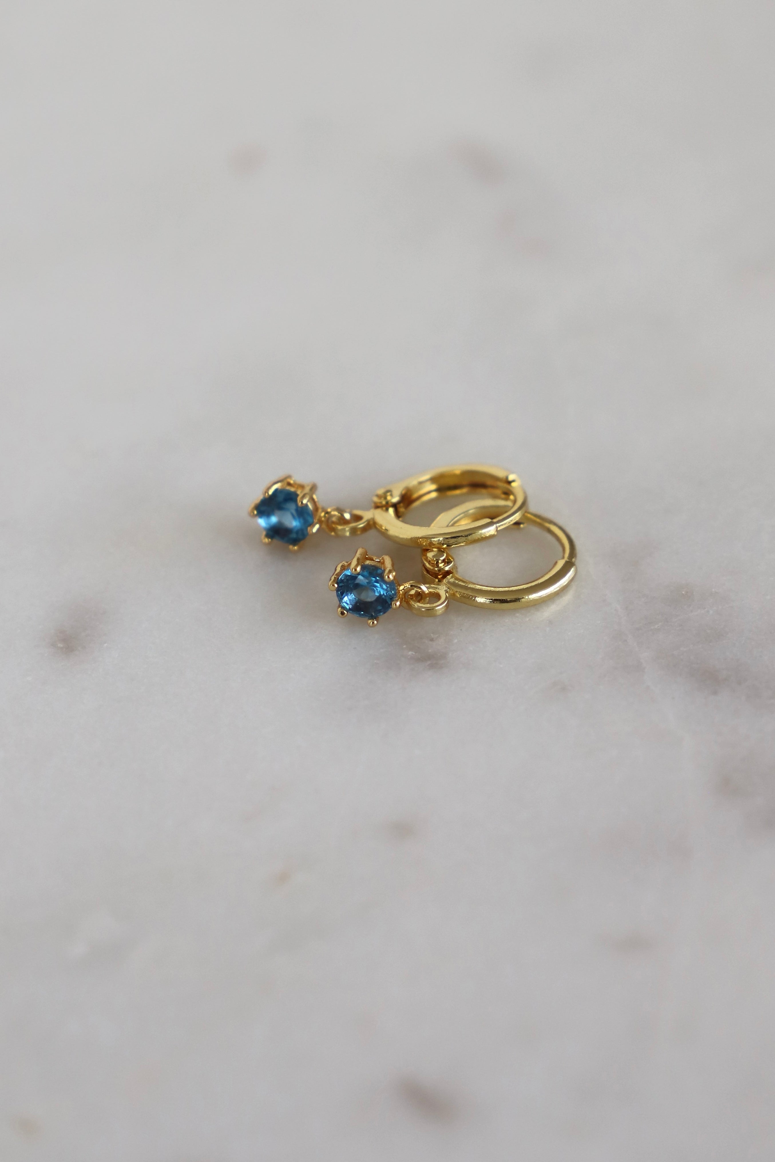  ROUND BIRTHSTONE HUGGIES