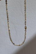  GREY SILVERITE BEADED NECKLACE