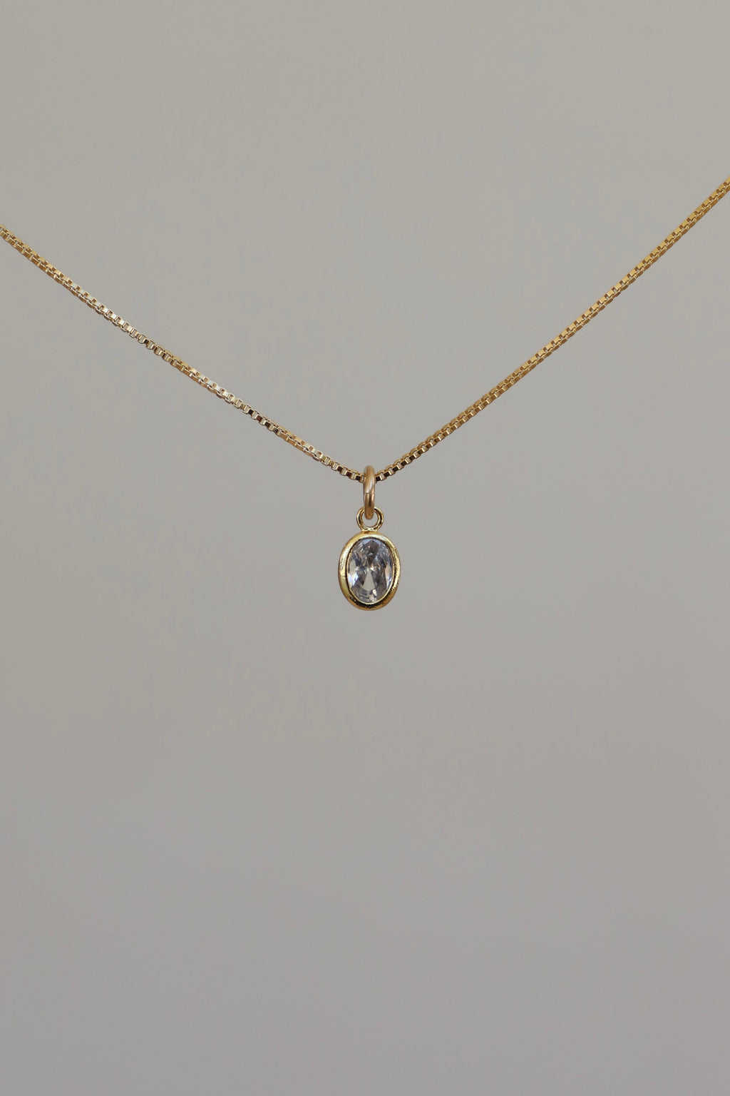  OVAL BIRTHSTONE CHARM