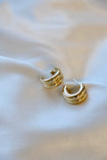  THE NINES CHUNKY DOUBLE HOOP