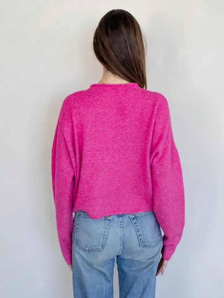  FUCHIA PIPER CARDIGAN