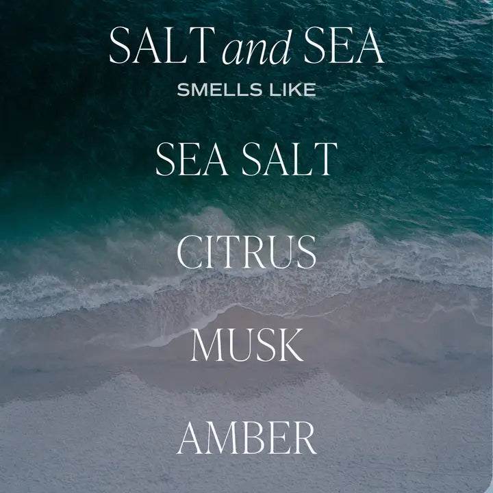  SALT AND SEA 12 OZ CANDLE