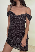  COLD SHOULDER MINI DRESS