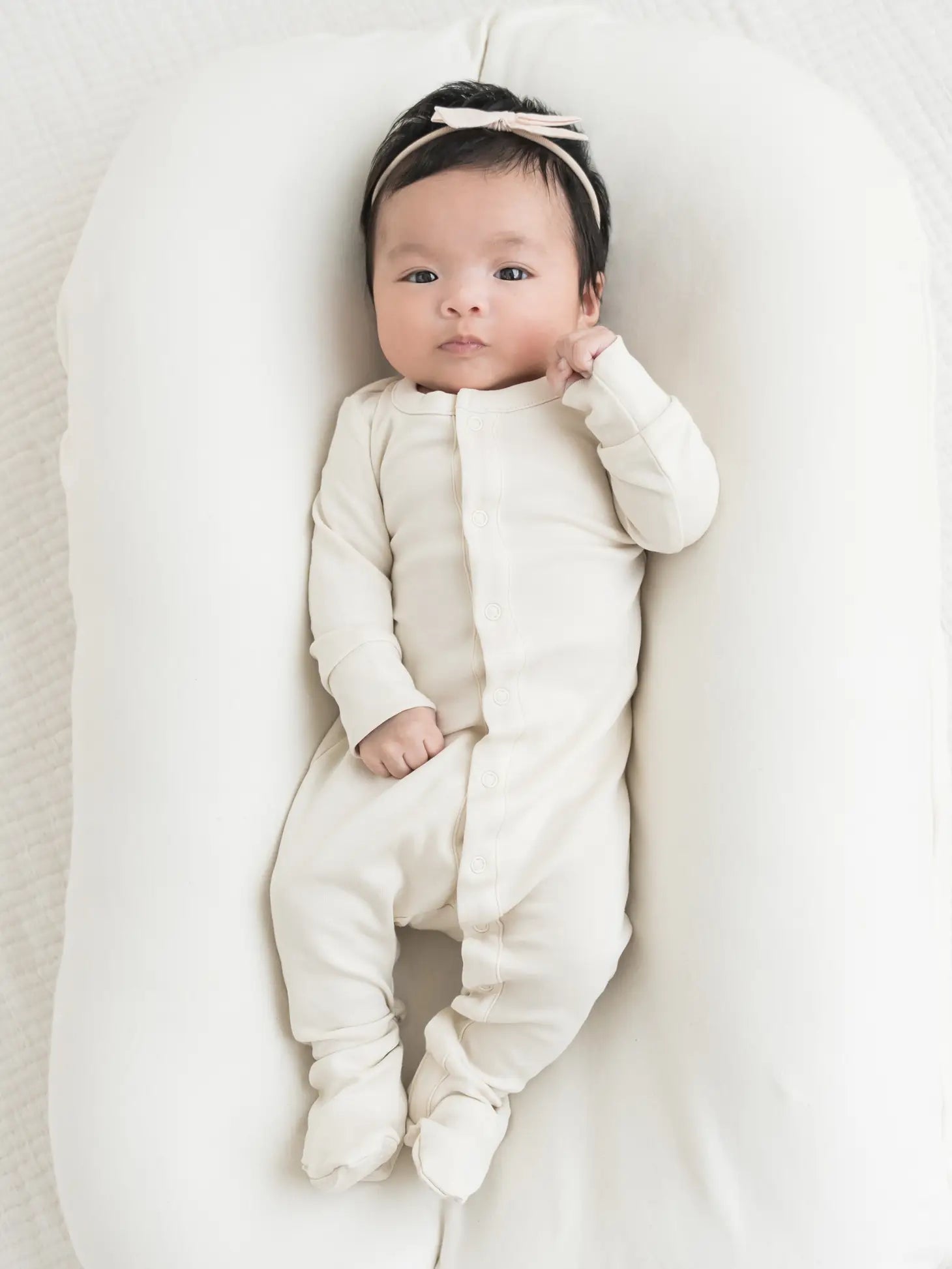  SKYLAR FOOTED SLEEPER-NATURAL