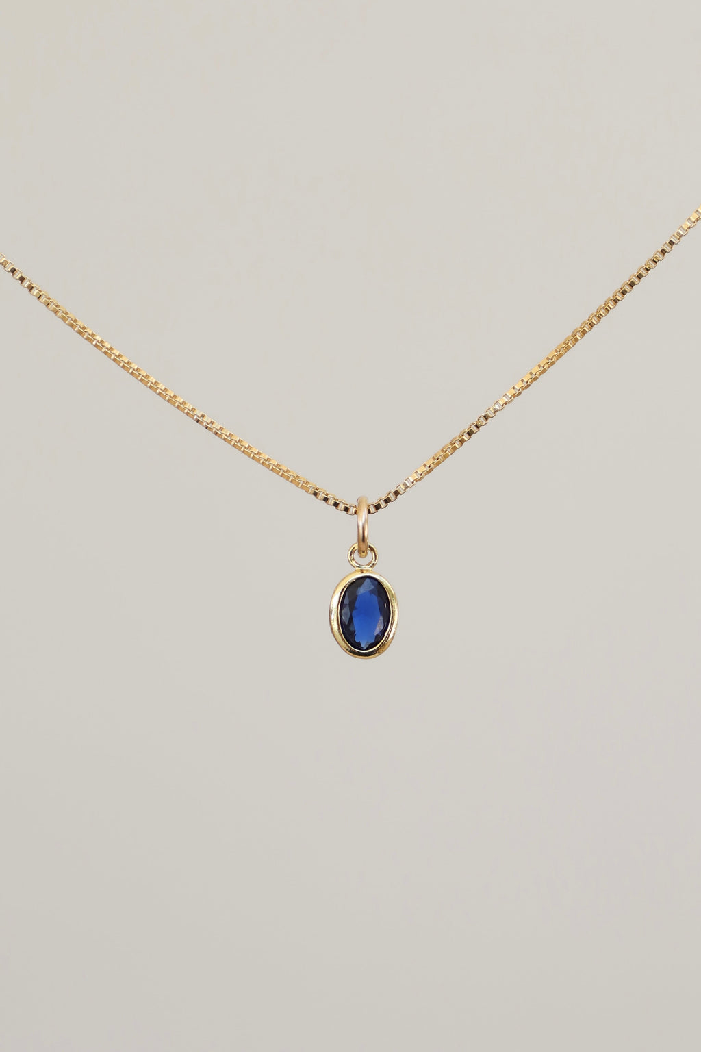  OVAL BIRTHSTONE CHARM