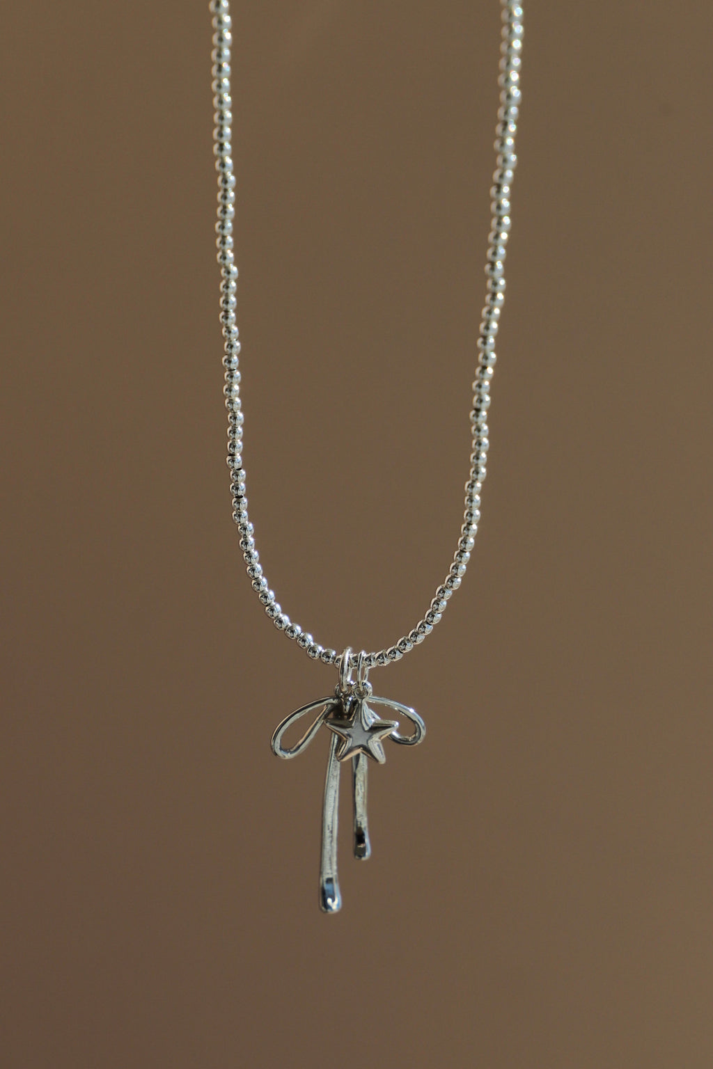  SILVER BEADED CHAIN