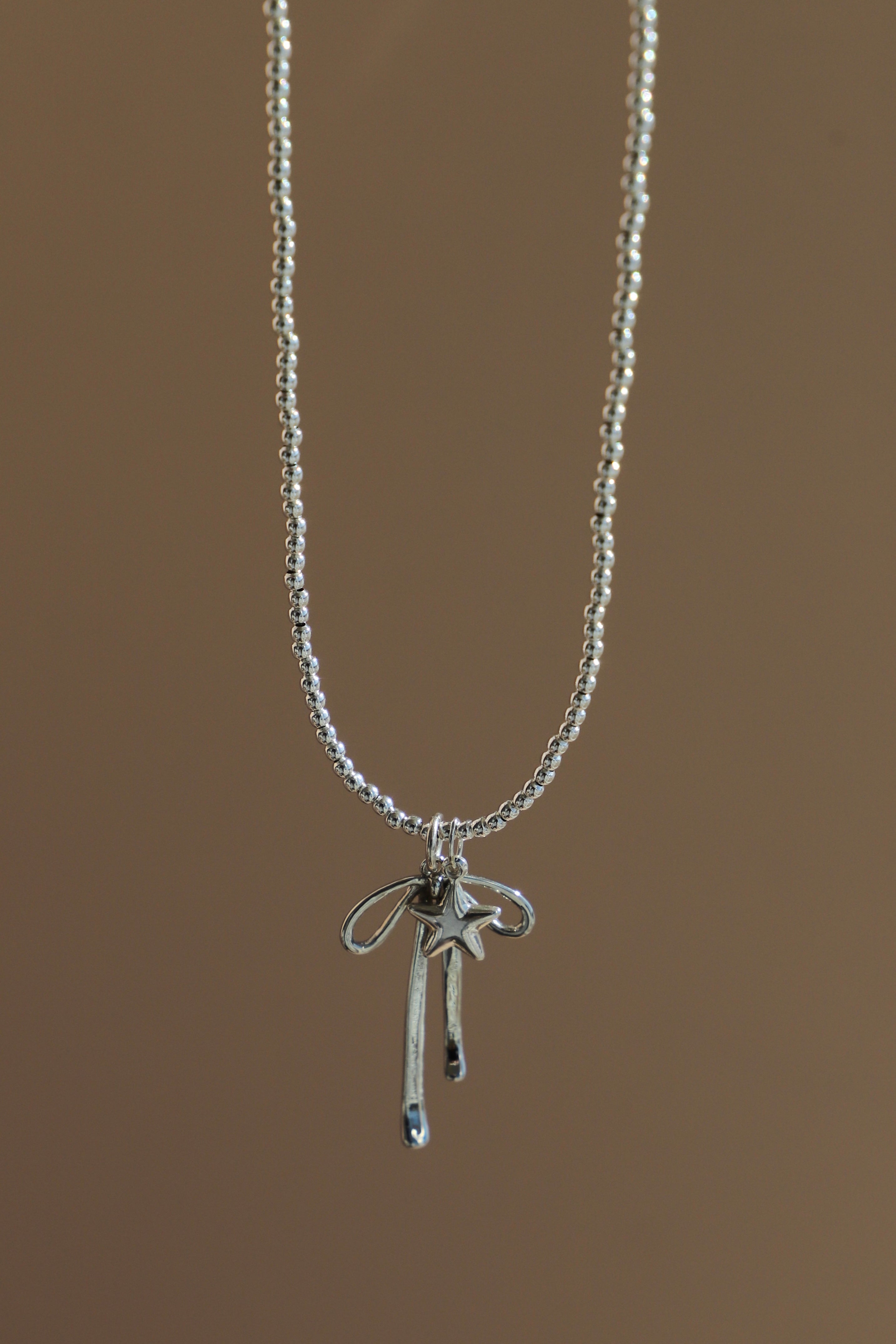  SILVER BEADED CHAIN