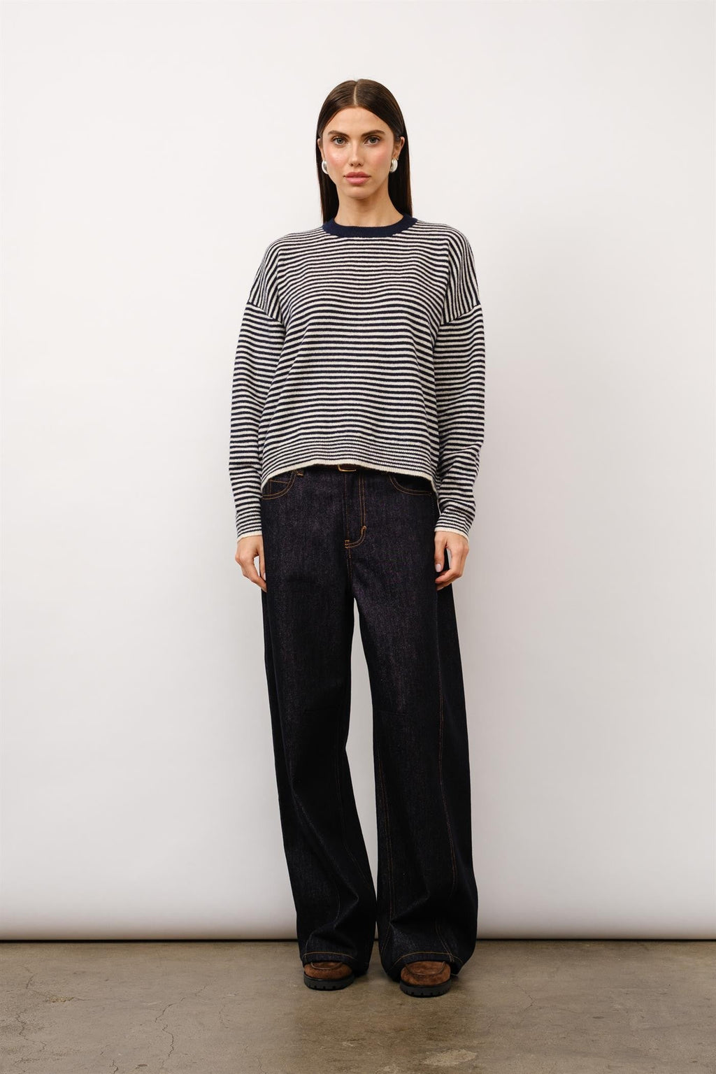  KATE STRIPED SWEATER