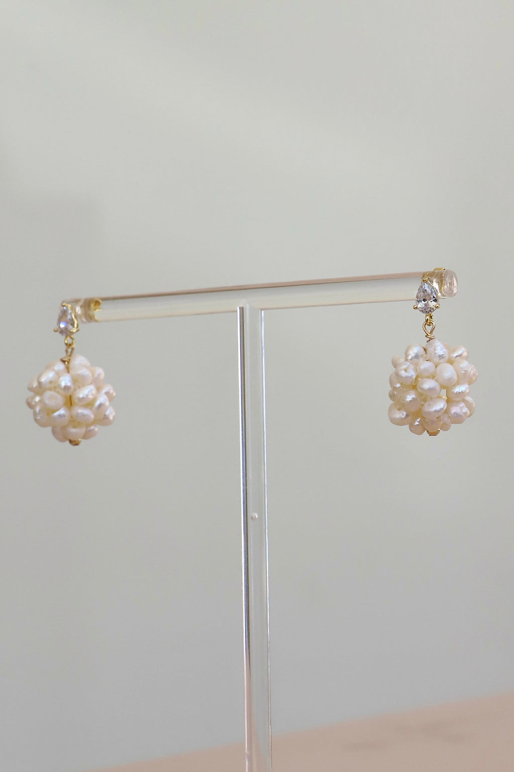 ELLE PEARL CLUSTER EARRINGS