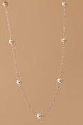  SILVER PEARL STATION NECKLACE
