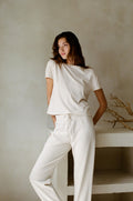  CECILIA TEE- CREAM
