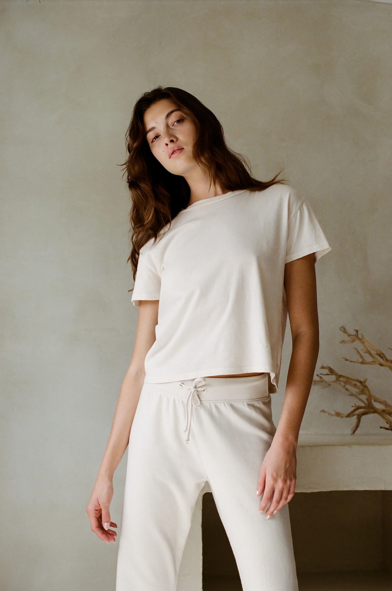  CECILIA TEE- CREAM