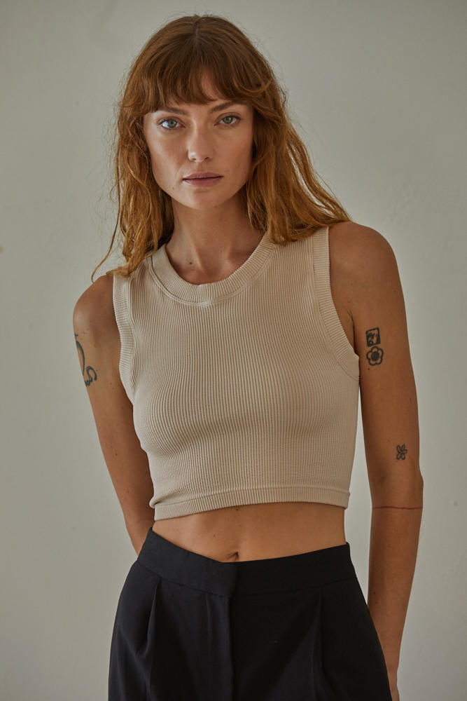  FINELY RIBBED MUSCLE TANK