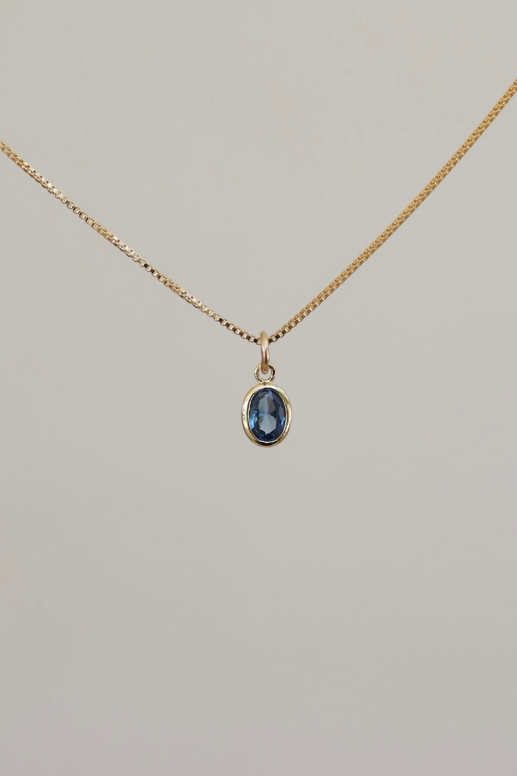  OVAL BIRTHSTONE CHARM