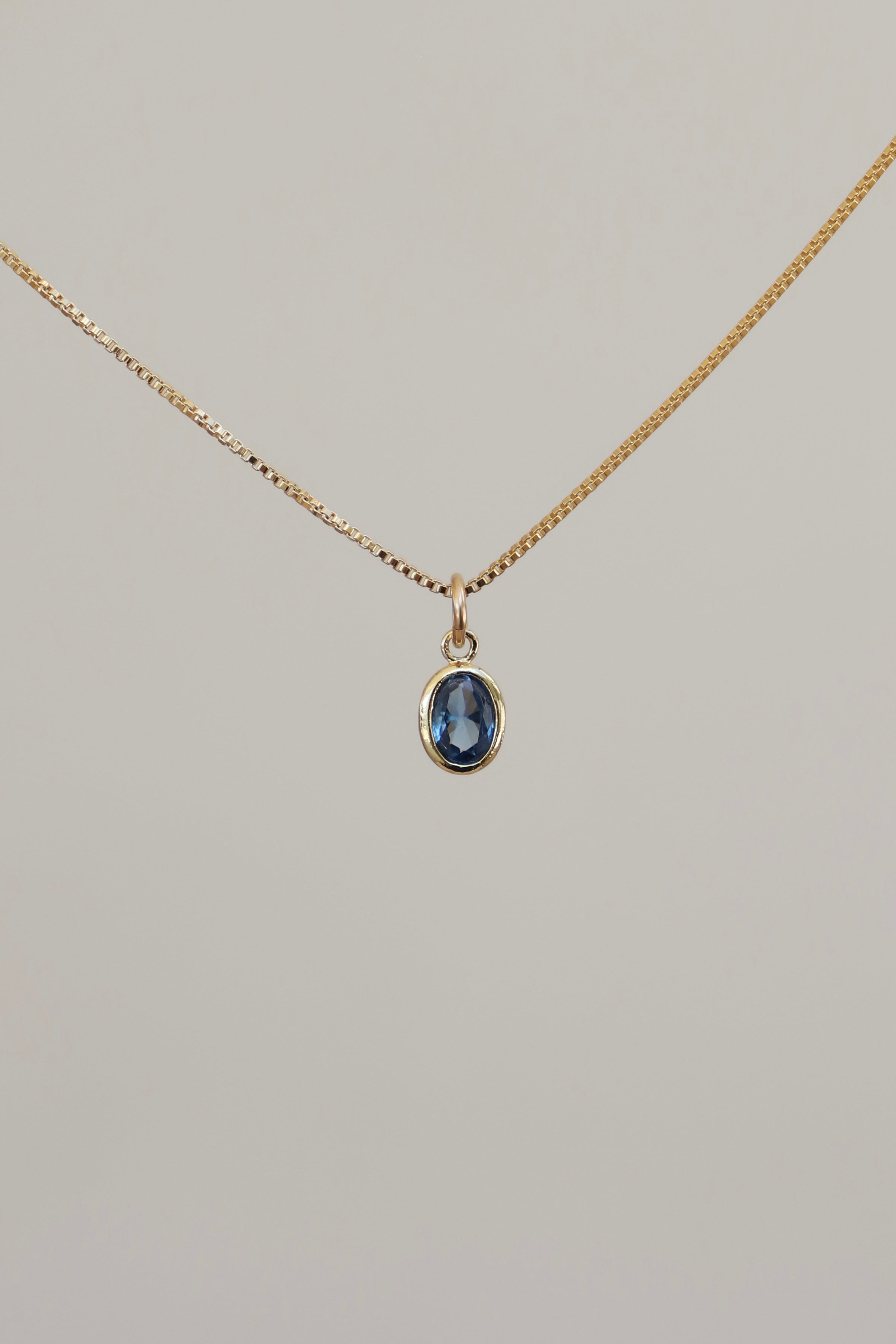  OVAL BIRTHSTONE CHARM
