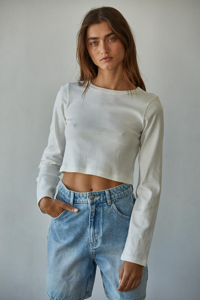  EVERYDAY CROP LONGSLEEVE