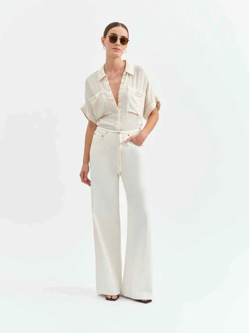  MADISON WIDE LEG JEAN MILKSHAKE
