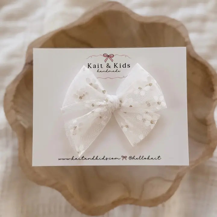  DAISY BOW CLIP DUO
