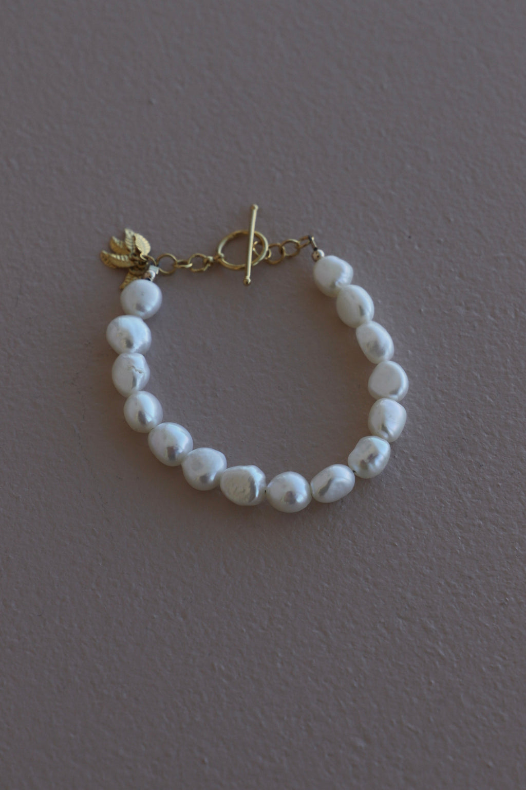  KESHI NUGGET PEARL BRACELET