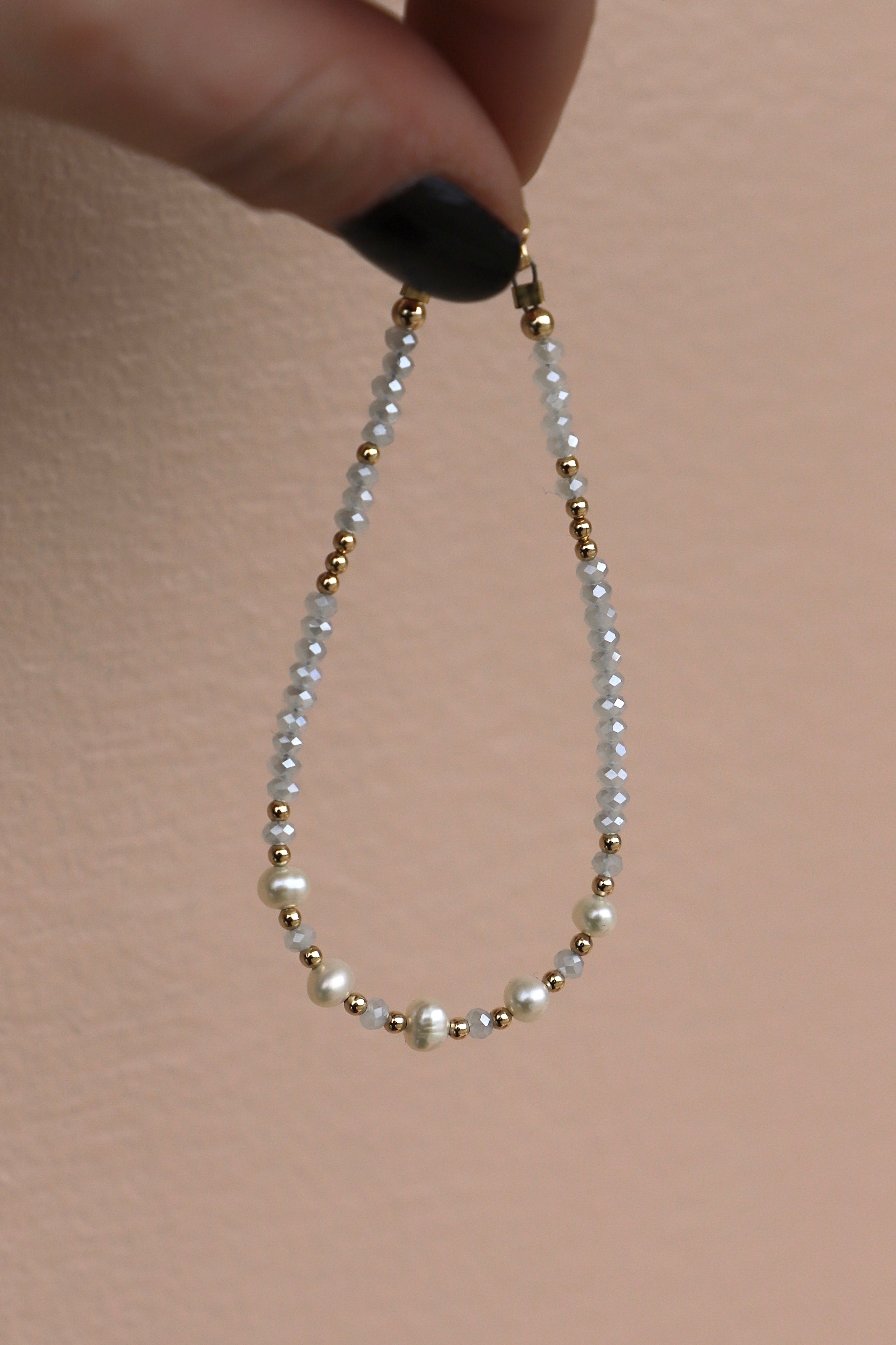  SKY BEADED PEARL BRACELET