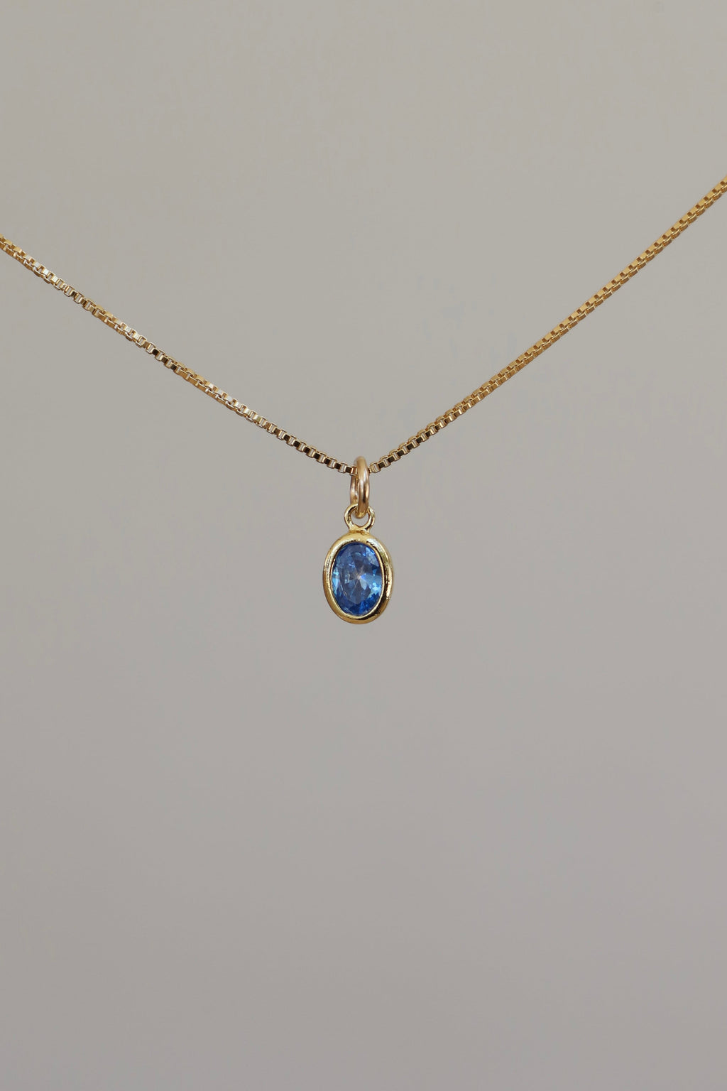  OVAL BIRTHSTONE CHARM