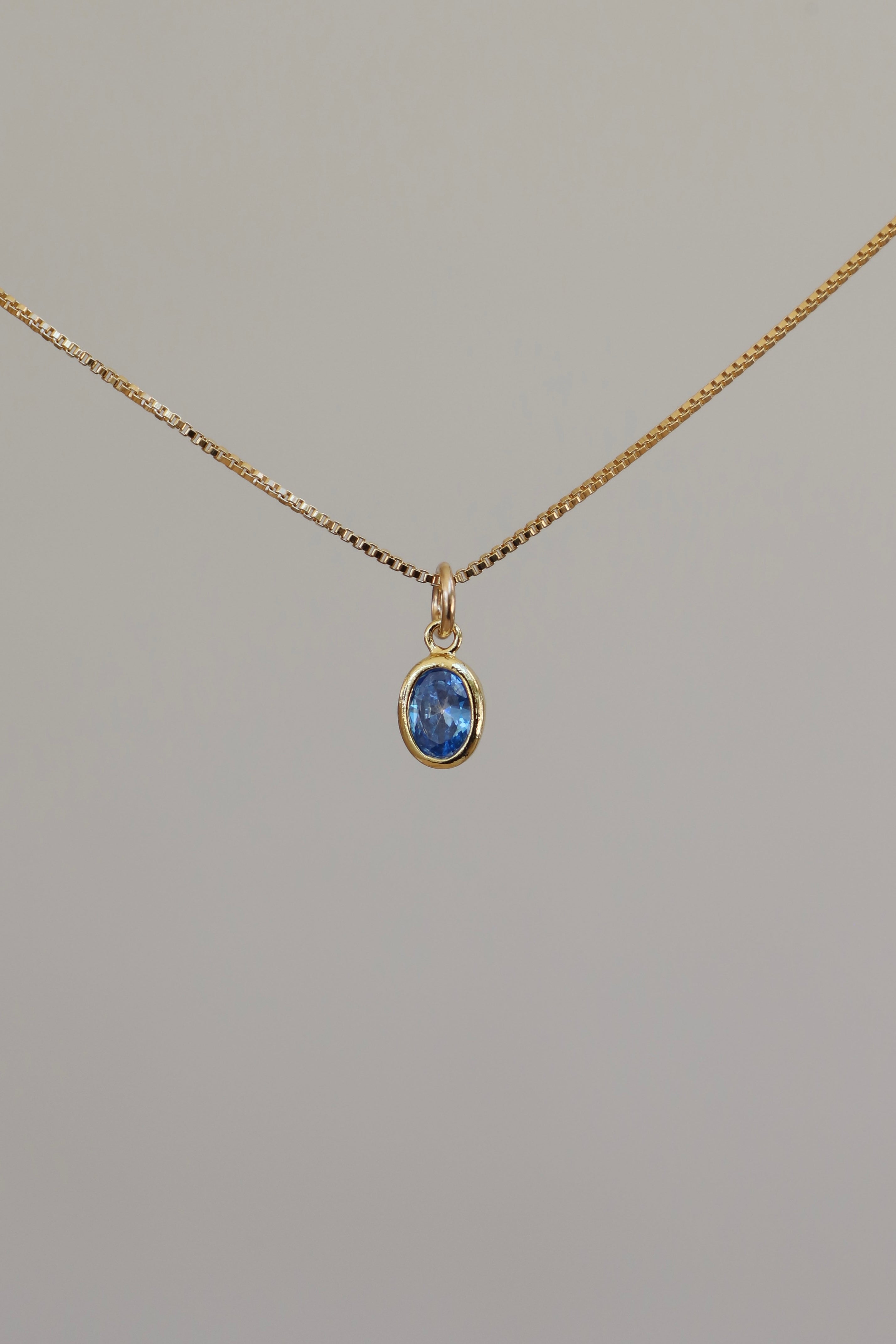  OVAL BIRTHSTONE CHARM