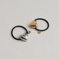  METAL HEART CUFF HAIRTIE