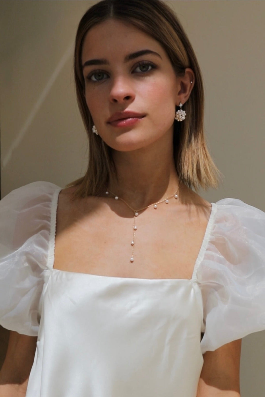  ELLE PEARL CLUSTER EARRINGS