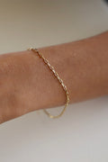  MINIATURE PAPERCLIP CHAIN BRACELET