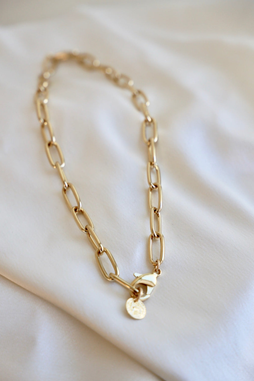  DAVID OVAL CHAIN NECKLACE