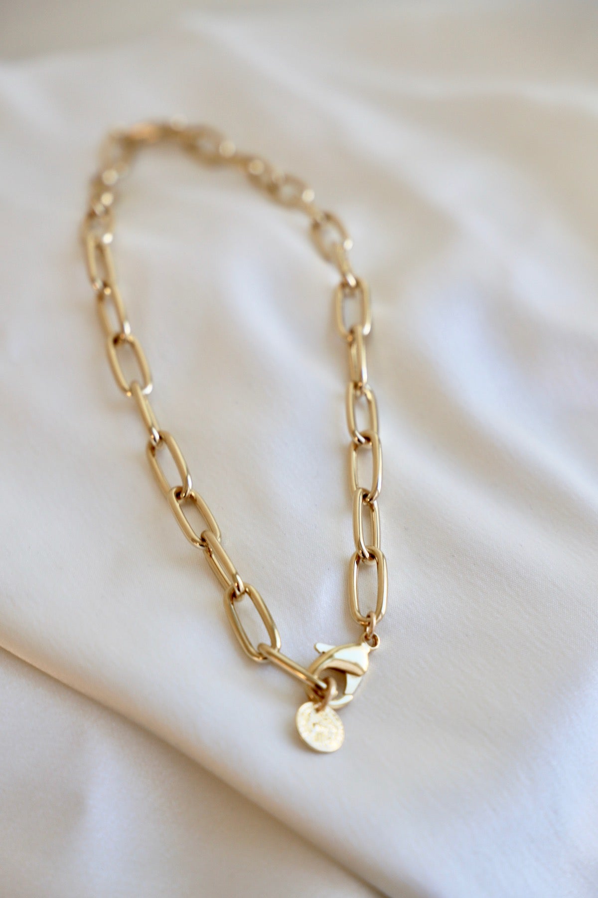  DAVID OVAL CHAIN NECKLACE