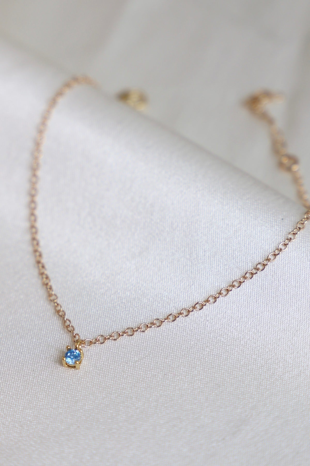  BIRTHSTONE CHARM BRACELET