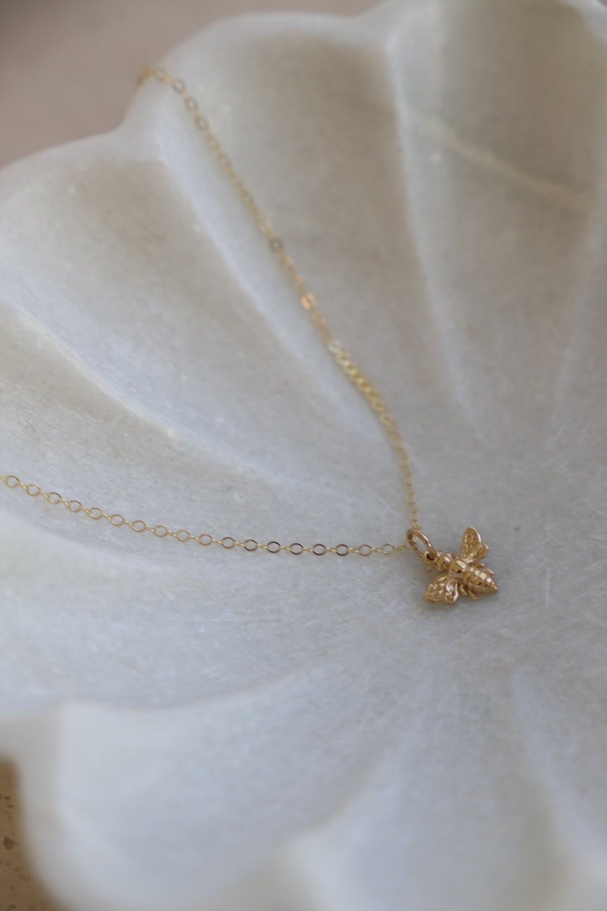  BEE CHARM NECKLACE